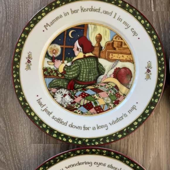 A Christmas Story Portmeirion Dinner plates - 4pc - Picture 4 of 7
